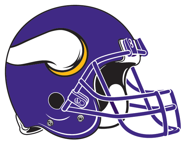Viking Clipart Vikings Football - Nfl Vikings Helmet Logo (600x462), Png Download