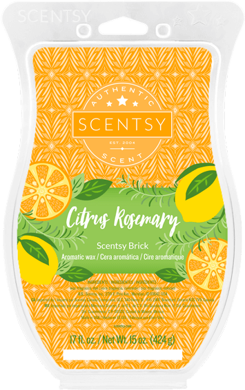 Scentsy Brick Citrus Rosemary Buy Online - Scentsy (600x600), Png Download