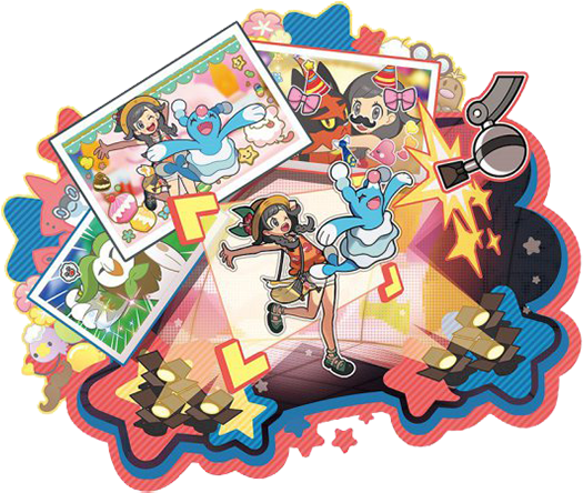 When Players Take Photos With Their Pokémon, Their - Pokemon Ultra Sun And Ultra Moon (640x443), Png Download