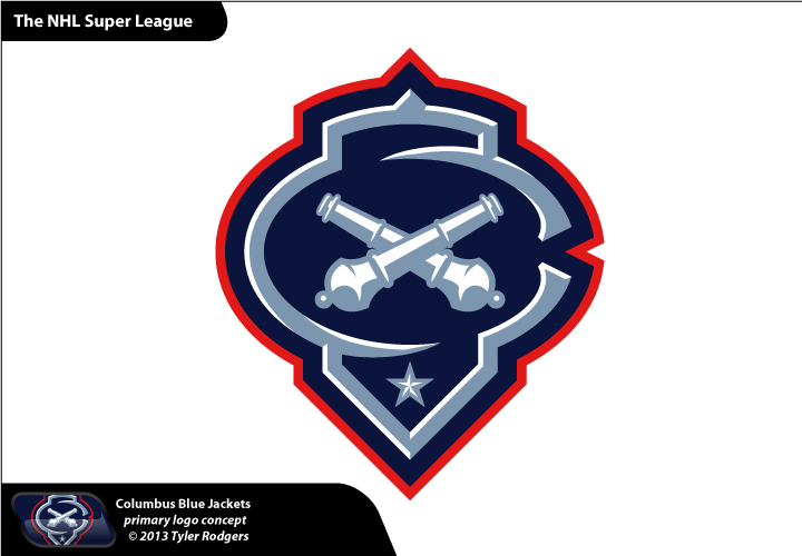 Best Custom Nhl Logo Concepts You Ve Seen Blue Jackets Concept Logo Full Size Png Download Seekpng