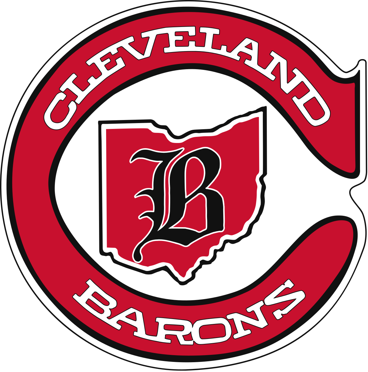Cleveland Barons Logo Jpg (1200x1215), Png Download