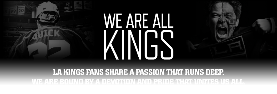 La Kings We Are All Kings (940x343), Png Download