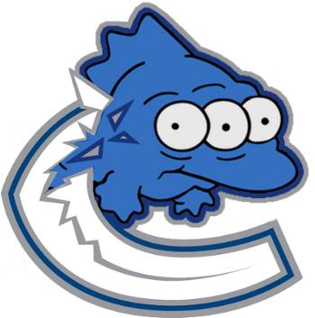 Y9aadqr - Vancouver Canucks Logo Wikipedia (350x369), Png Download