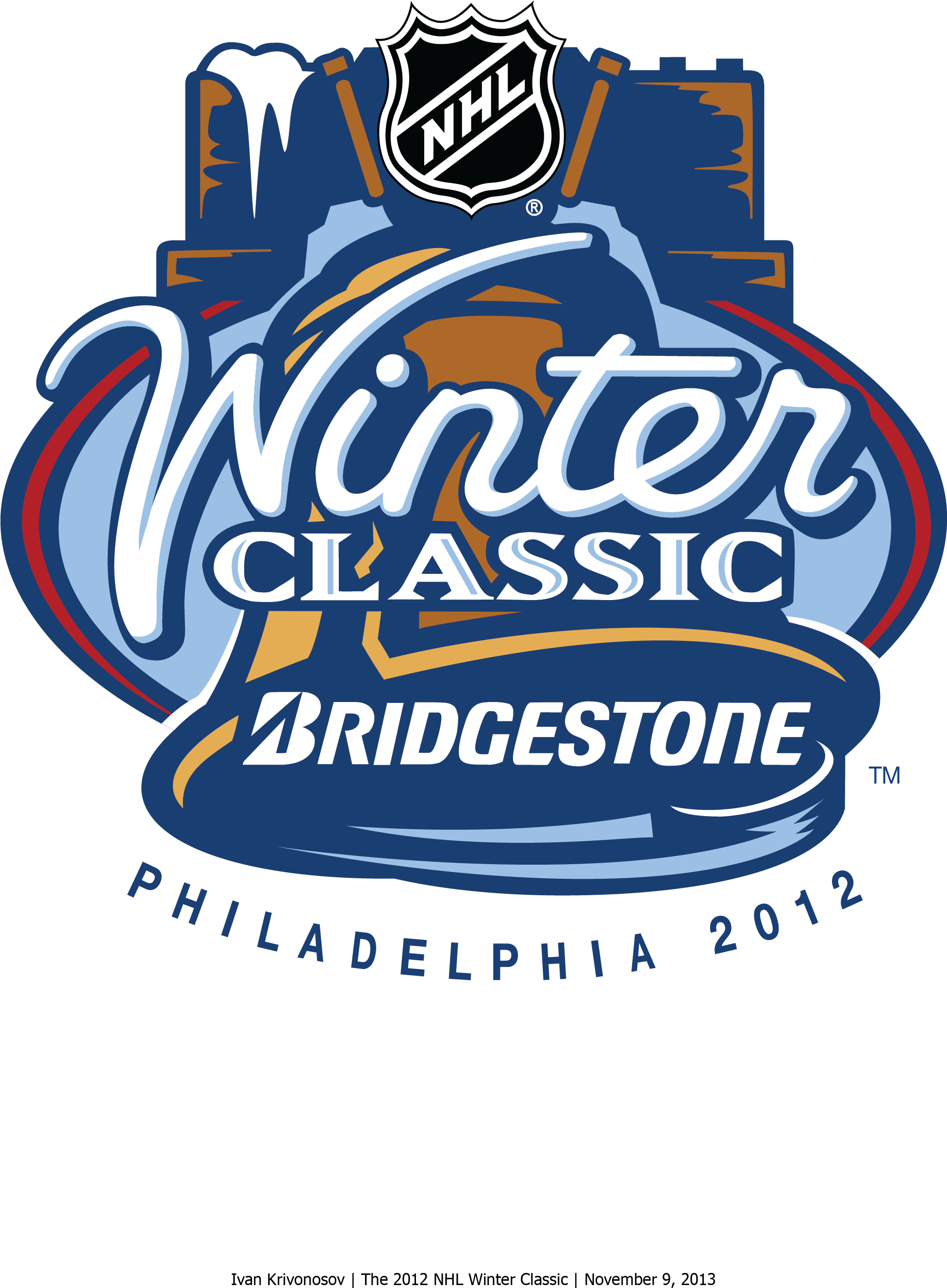 Logo Project - Nhl Winter Classic 2012 (1950x2660), Png Download