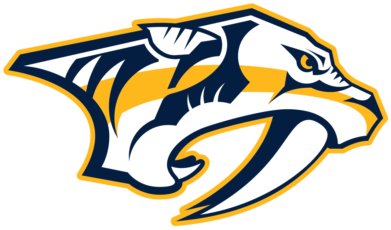 Nashville Predators Official Logo - Nashville Predators Logo Png (1280x753), Png Download