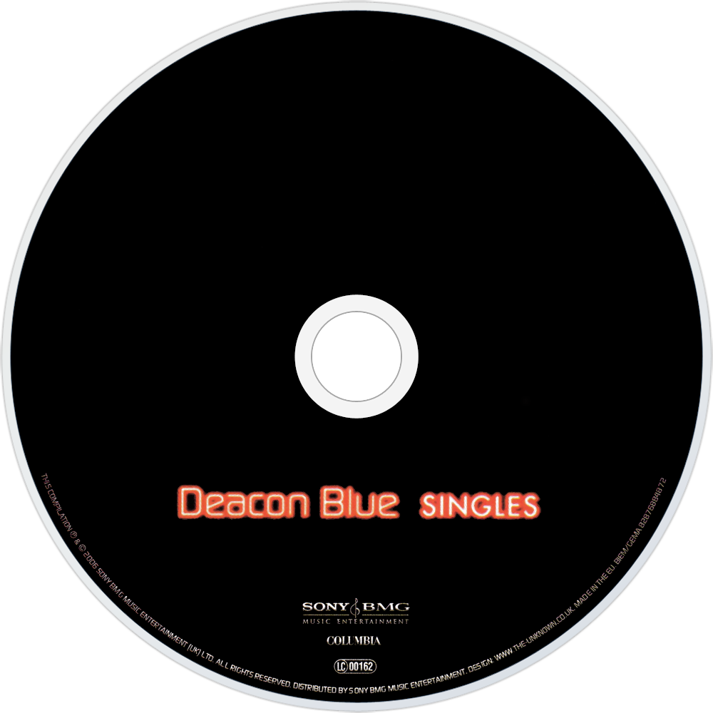 Deacon Blue Singles Cd Disc Image - Cd (1000x1000), Png Download