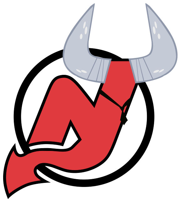 Lyraheartstrngs, Hockey, Iron Will, Logo, Logo Parody, - New Jersey Devils Logo Svg (578x645), Png Download