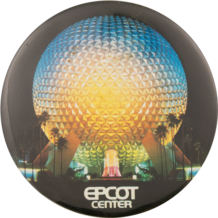 Epcot Center Entertainment Button Museum - Disney World, Epcot (1000x946), Png Download
