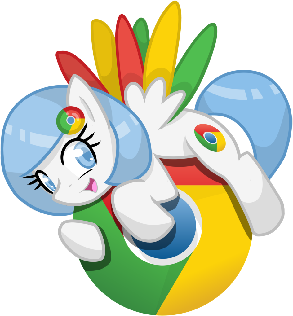 Google Chrome Pony - Google Pony (610x583), Png Download