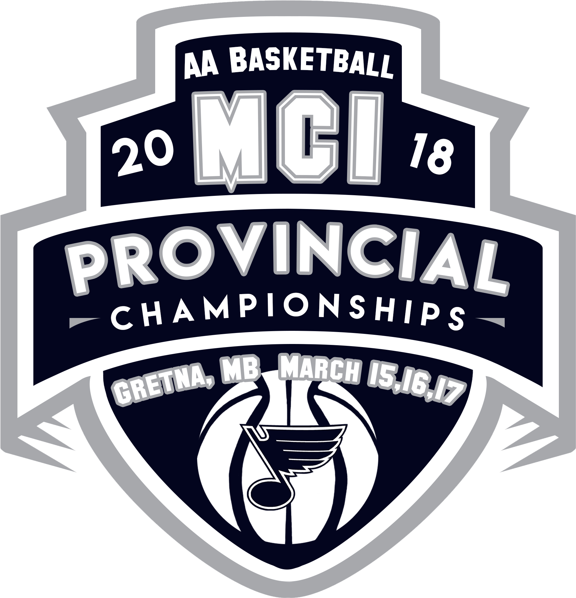 Provincial Basketball Logo - Basketball (1960x2044), Png Download