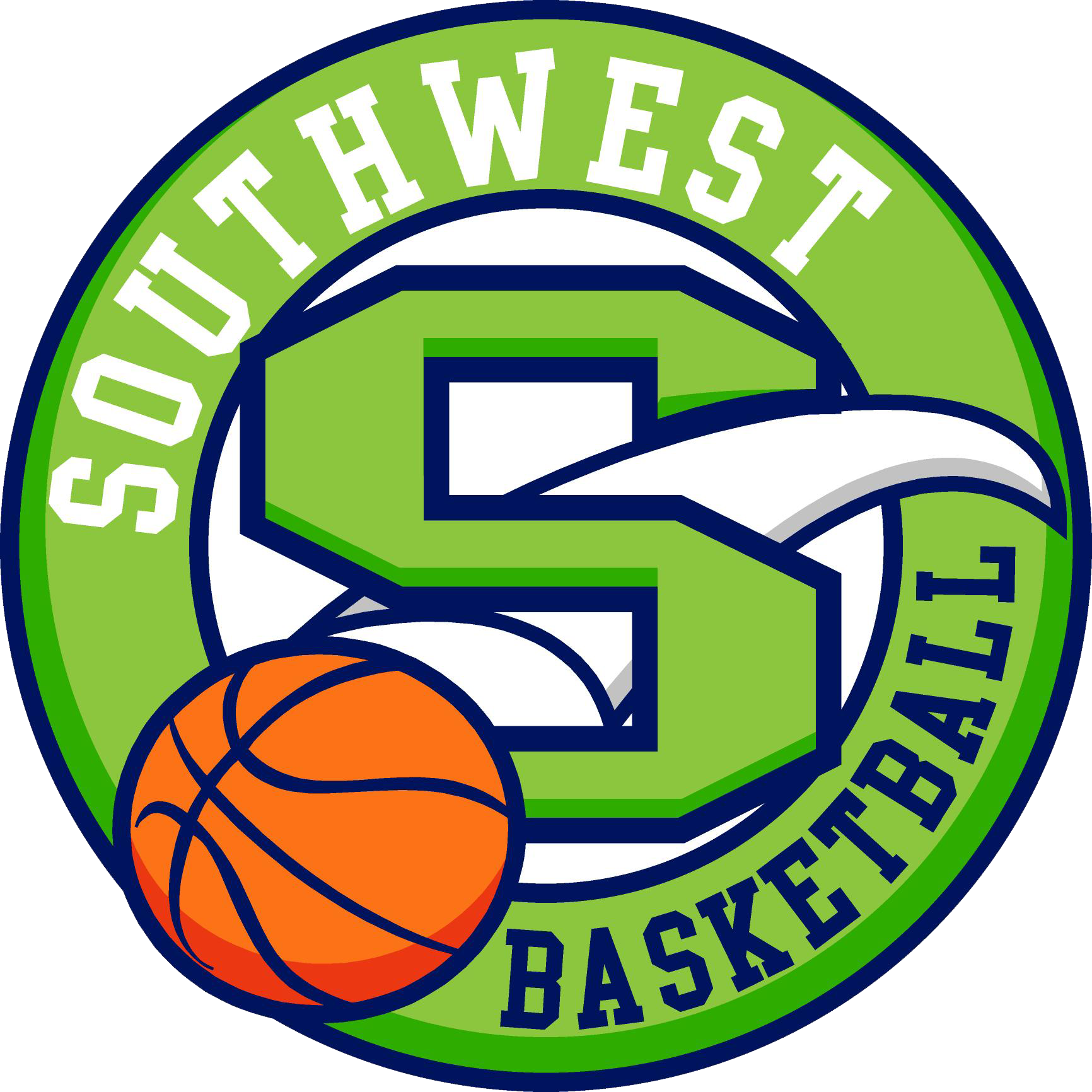 Southwest Basketball Logo - South West Edmonton Basketball Association (1732x1732), Png Download