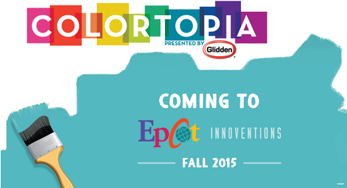 Colortopia Will Be An All New Interactive Experience - Disney Epcot (500x281), Png Download