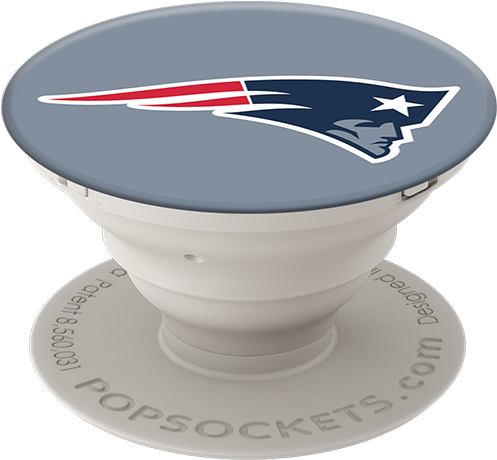 New England Patriots - Patriots Logo Popsocket (600x600), Png Download
