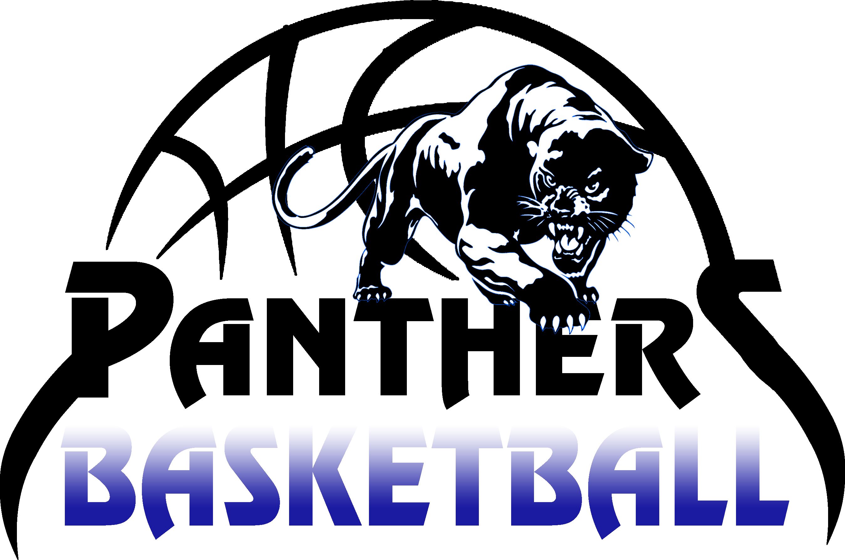 Panther With A Basketball (2698x1789), Png Download