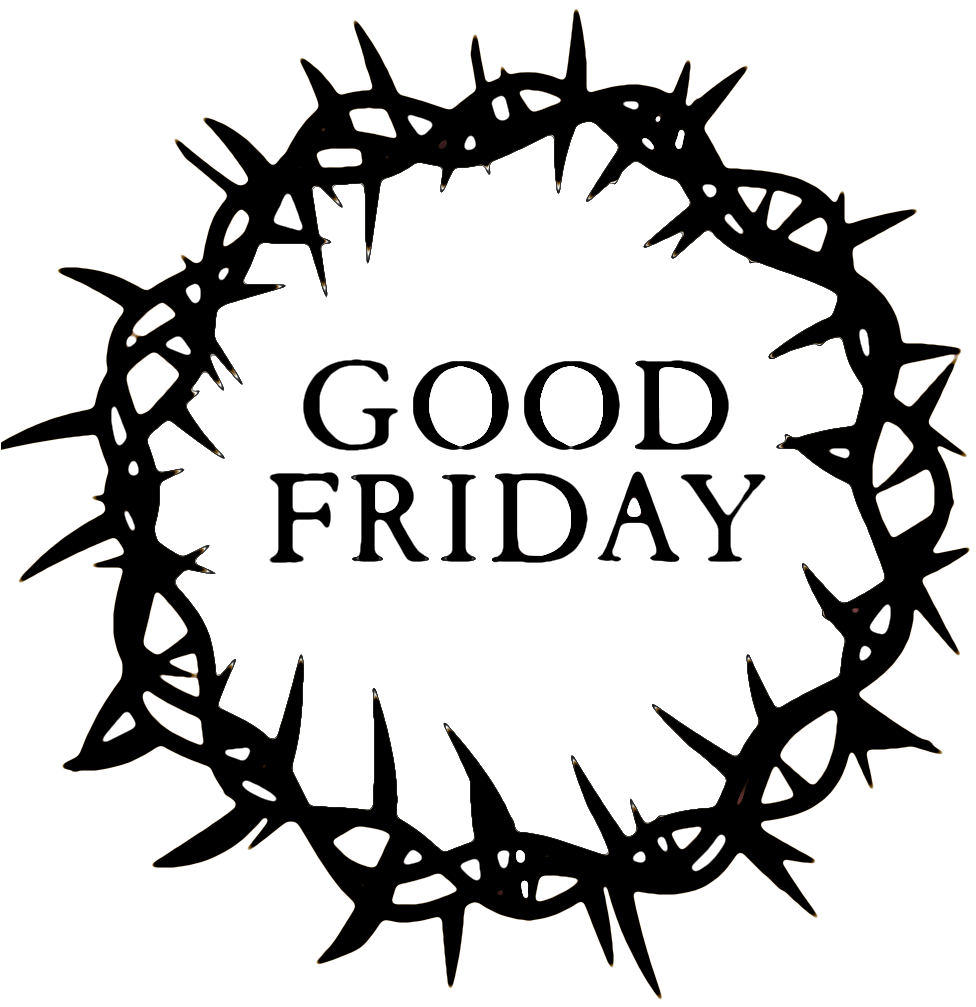Good Friday Png Transparent Good Friday - Good Friday Images Black And White (994x1019), Png Download