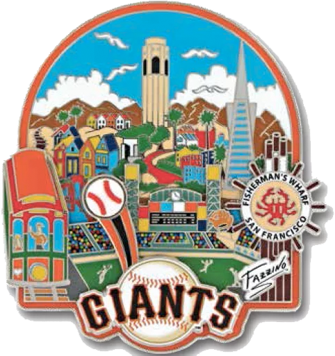 San Francisco Giants Baseball Pin Price $79 - San Francisco Giants (525x527), Png Download