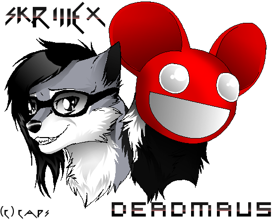 Skrillex And Deadmau5 - Imagenes De Skrillex Y Deadmau5 (550x443), Png Download