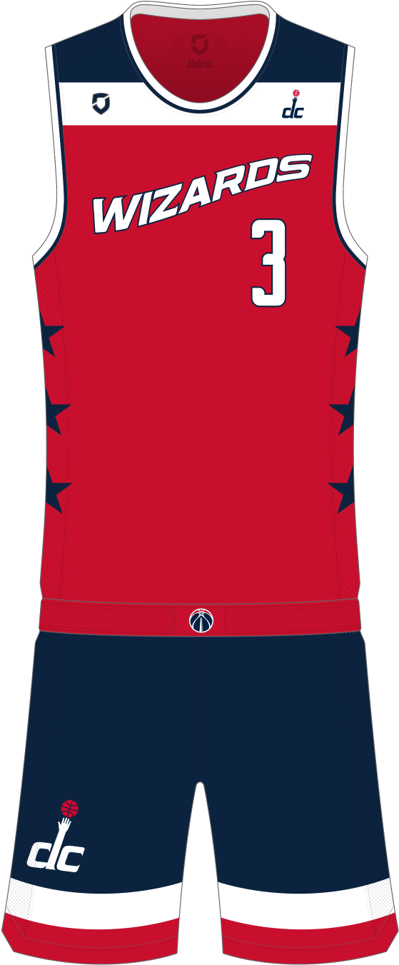 Washington Wizards Alternate - Wizards Alternate Jersey 2018 (1000x1500), Png Download