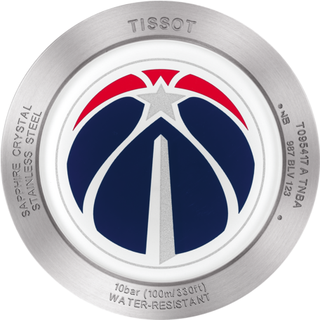 Tissot Quickster Chronograph Nba Washington Wizards - Professional Sports Team Logo (555x840), Png Download