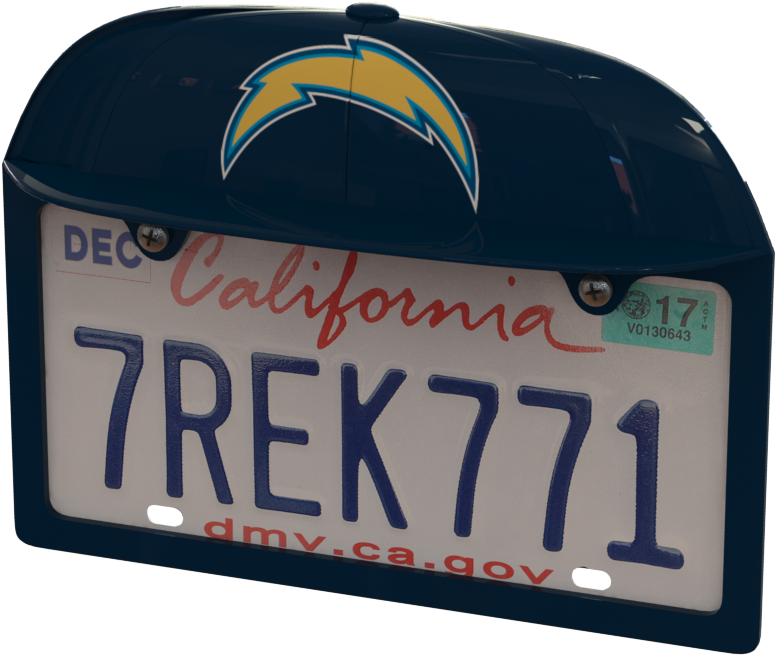 Los Angeles Chargers Baseball Cap Frame - Ronald Reagan Presidential Library (787x681), Png Download