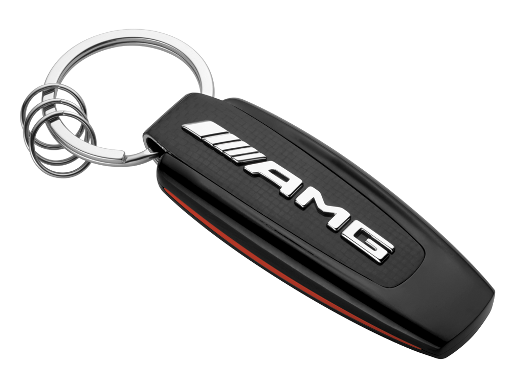 Amg Carbon Fiber Key Ring (1000x1000), Png Download