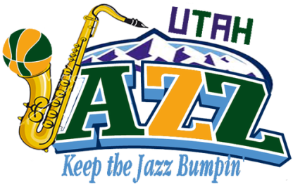 Since The Previous Utah Jazz Logo Has Been In Use For - Utah Jazz Saxophone Logo (483x316), Png Download