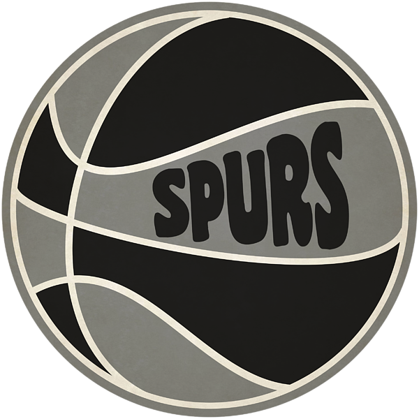 San Antonio Spurs Retro - San Antonio Spurs (600x600), Png Download