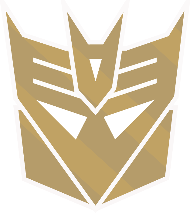 Golden Decepticon Logo By Rodriguis On Deviantart Transformers, - Transformers Decepticon Logo Png (626x703), Png Download