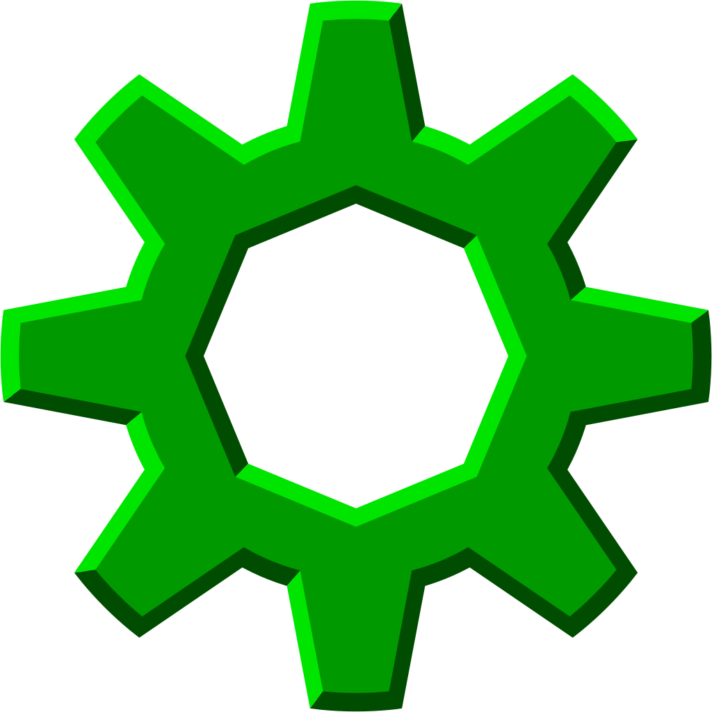 Riscos Logo Generic Cogwheel Richard Hallas Lg Cogwheel - Settings Cog (1024x1024), Png Download