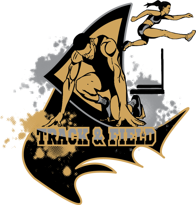 Track And Field Custom Generic Logo Design By Peter - Track And Field Logo Designs (769x805), Png Download