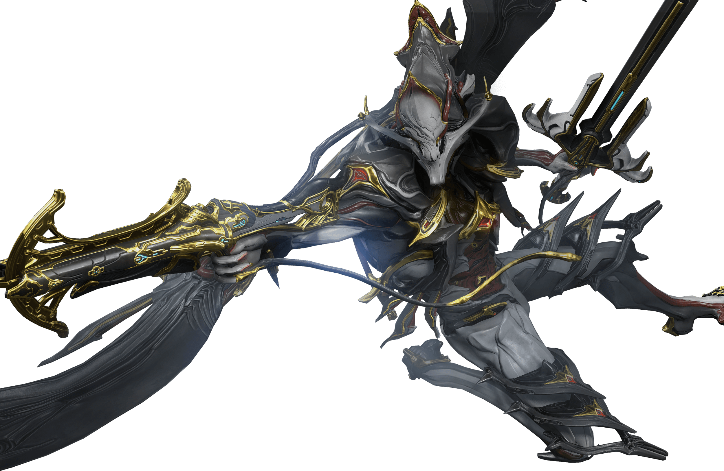 Warframe Png File - Nekros Prime Weapons (2500x1674), Png Download