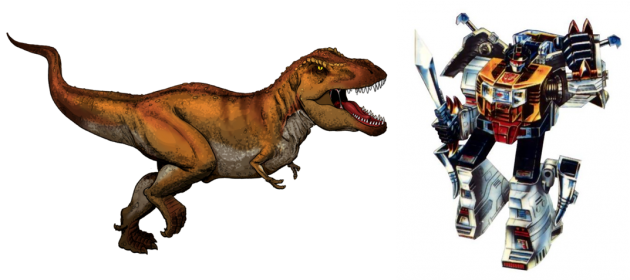 Ladyofhats And Hasbro - Tyrannosaurus Rex En Ingles (630x280), Png Download