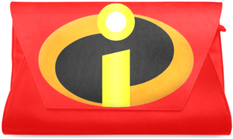 Sale Leather Designer Clutch Bag With The Incredibles - Incredibles Logo (480x480), Png Download