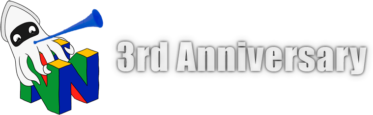 Happy 3rd Anniversary N64 Squid - Anniversary (800x250), Png Download