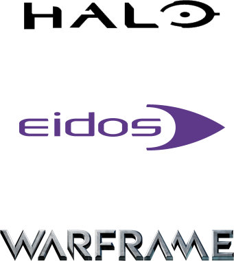Halo Logo Eidos Logo Warframe Logo - Warframe (341x380), Png Download