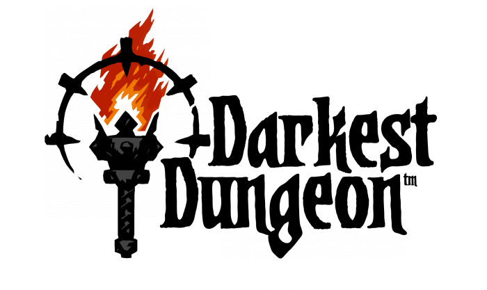 Darkest Dungeon Is A Gothic, Turn-based, Dungeon Crawler, - Darkest Dungeon Logo Png (700x417), Png Download