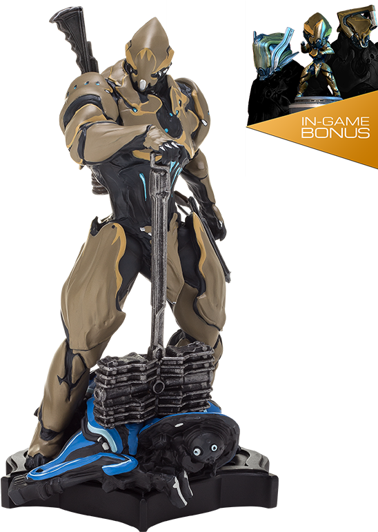 Additional Images - Warframe Rhino Statue (700x775), Png Download