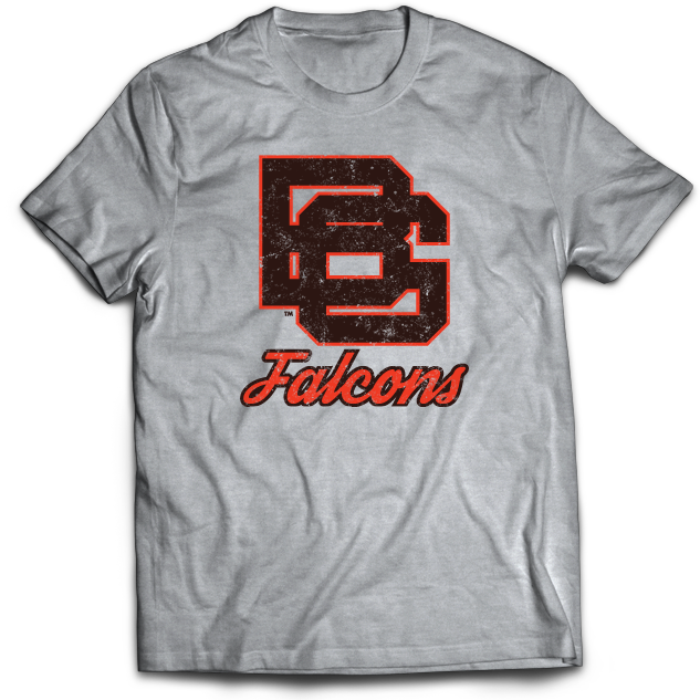 Bgsu 1960's Inspired Vintage Logo Shirt - Bengali Written T Shirt (633x633), Png Download