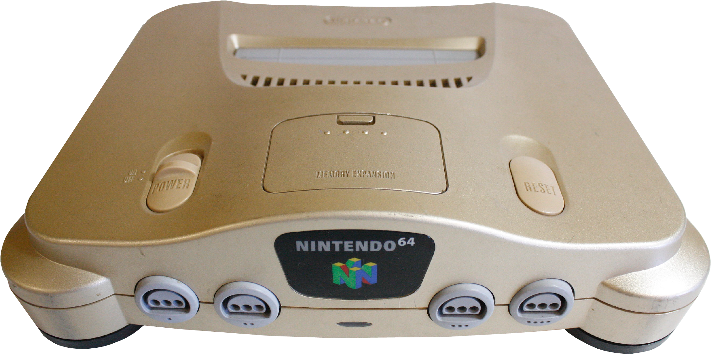 Nintendo 64 Gold Retropixl Retrogaming Retro Gaming - Nintendo 64 (2415x1612), Png Download