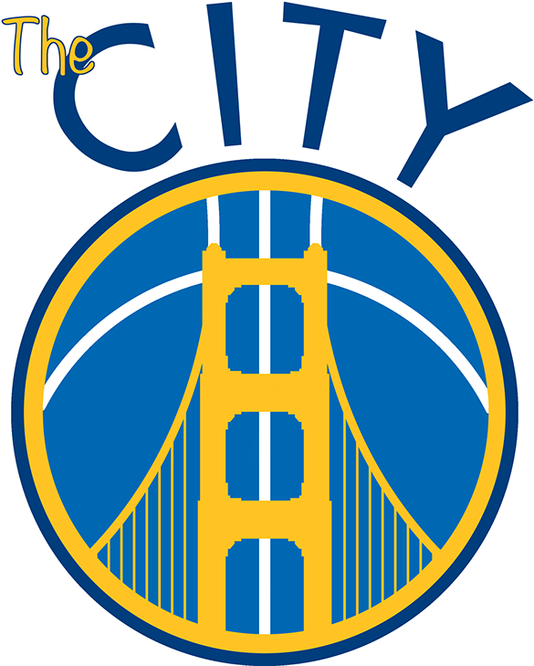 Golden State Warriors Logo Png Famfonts - Warriors New Logo The City (600x742), Png Download