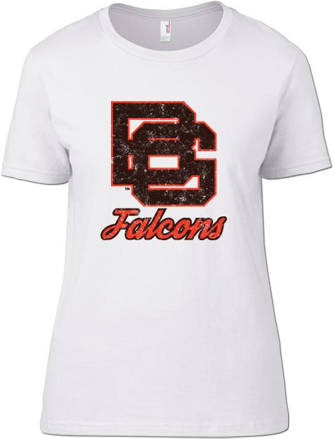 Bgsu 1960's Inspired Vintage Logo Women's - Wayne's World T Shirt (628x628), Png Download