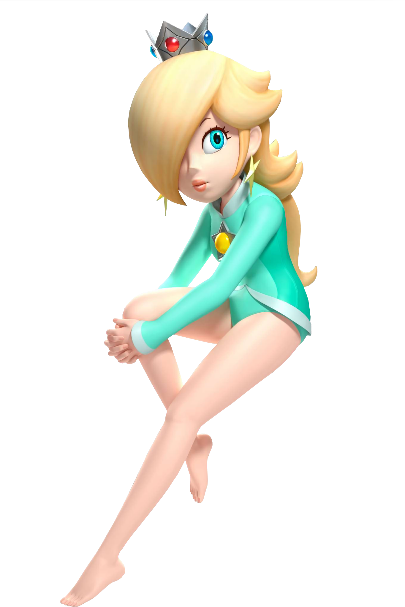 Rosalina's Bike Outfit - Rosalina Mario (1363x2139), Png Download