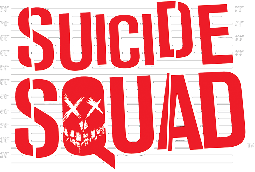 Suicide Squad Lineup Logo Men's Crewneck Sweatshirt - Suicide Squad Png (936x646), Png Download