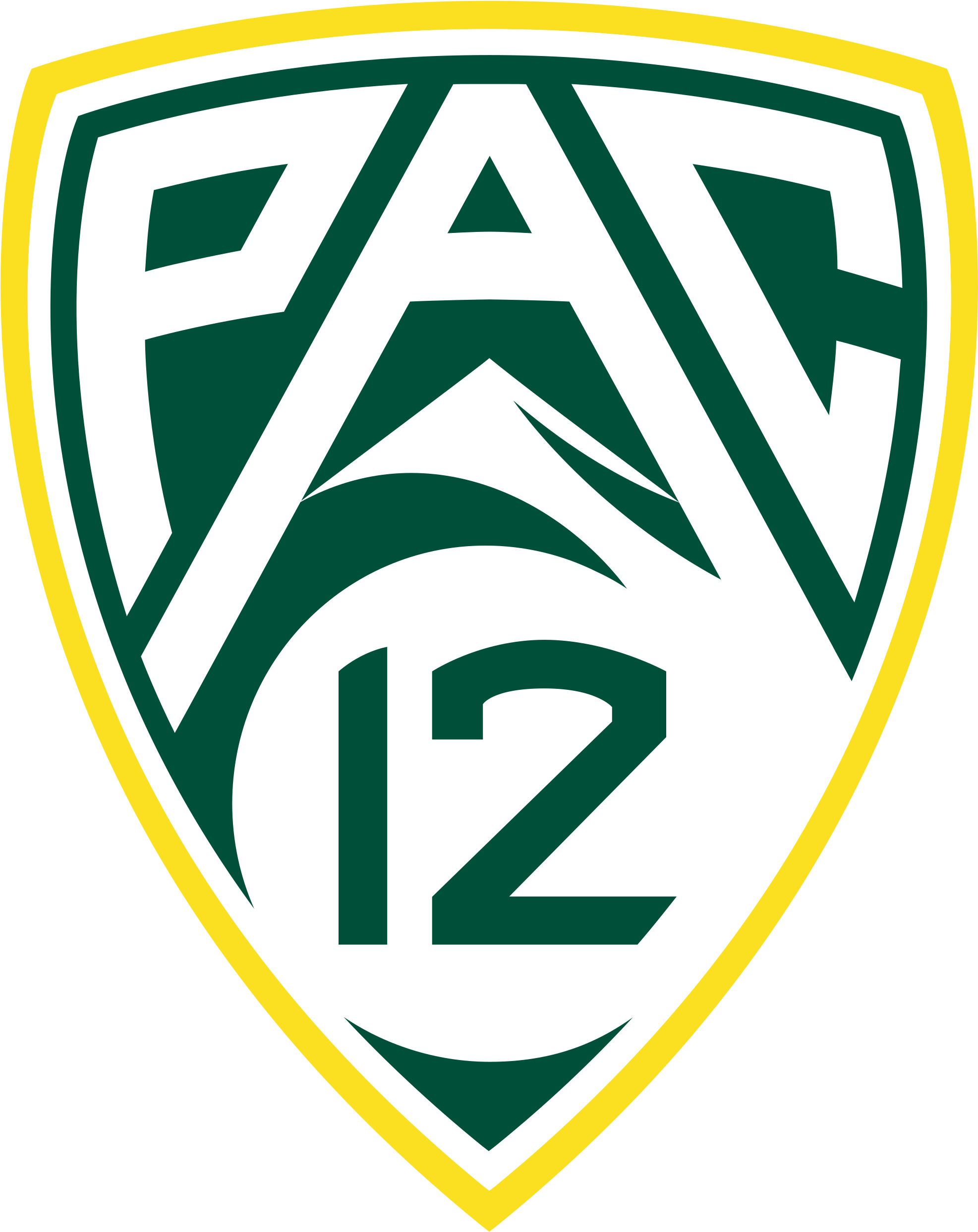 Oregon Duck Logo Png - Pac 10 Logo New (2000x2515), Png Download