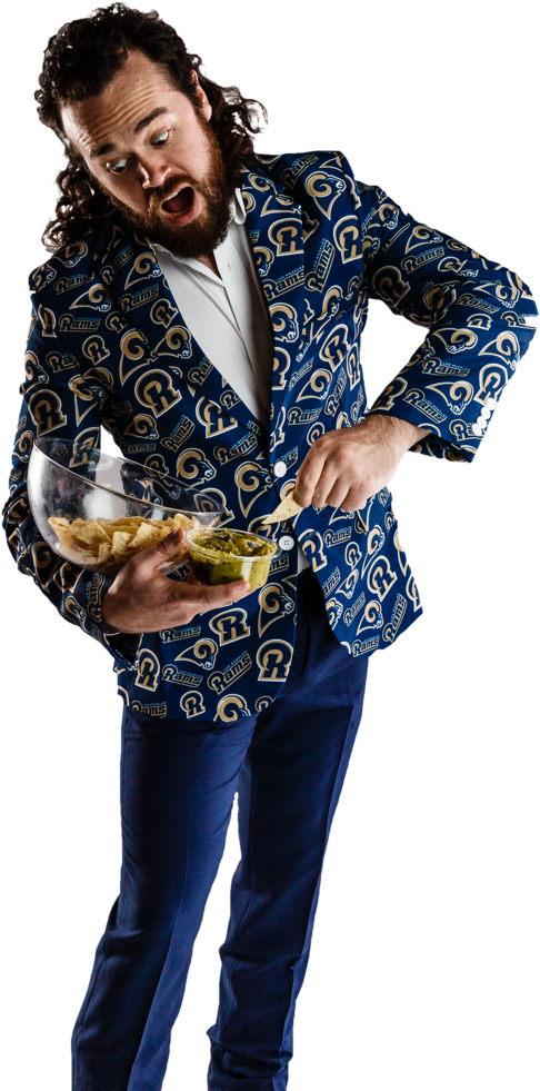 The Los Angeles Rams Suit Jacket - Los Angeles (683x1024), Png Download
