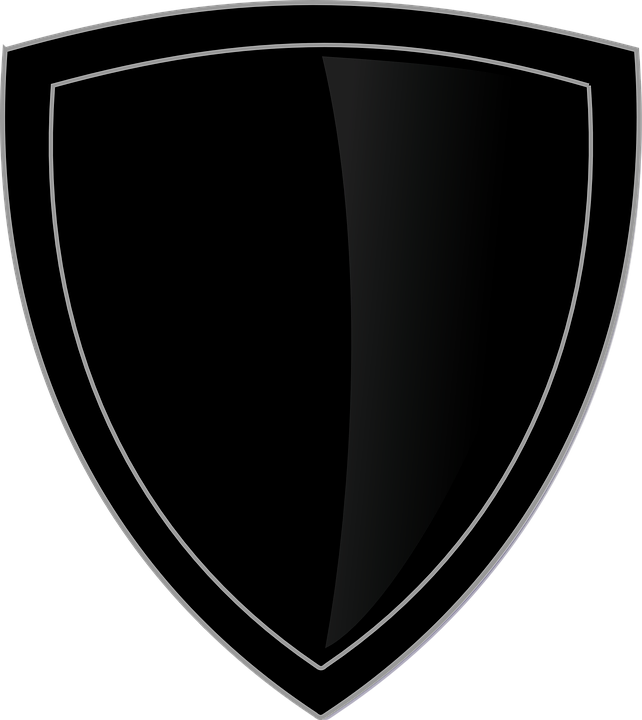 Clipart Black Shield Logos - Emblem (642x720), Png Download