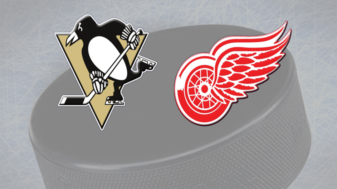 Malkin Leads Penguins Past Red Wings - Detroit Red Wings (1080x607), Png Download