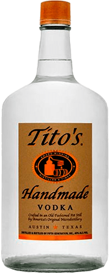 Tito's Vodka - Tito's Vodka Tito's Homemade Vodka 1.75 L (600x900), Png Download