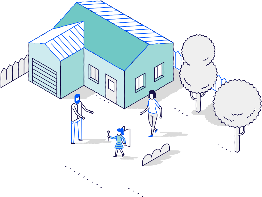 Promocard Image - House (1040x868), Png Download