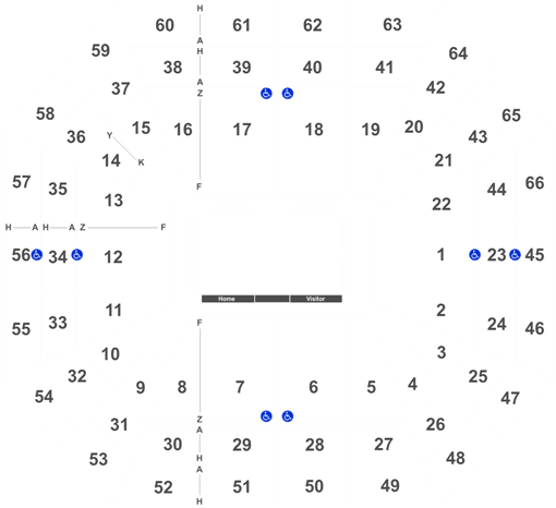 Oregon Ducks At Taco Bell Arena, Boise Idaho - König Pilsener Arena Oberhausen (525x477), Png Download